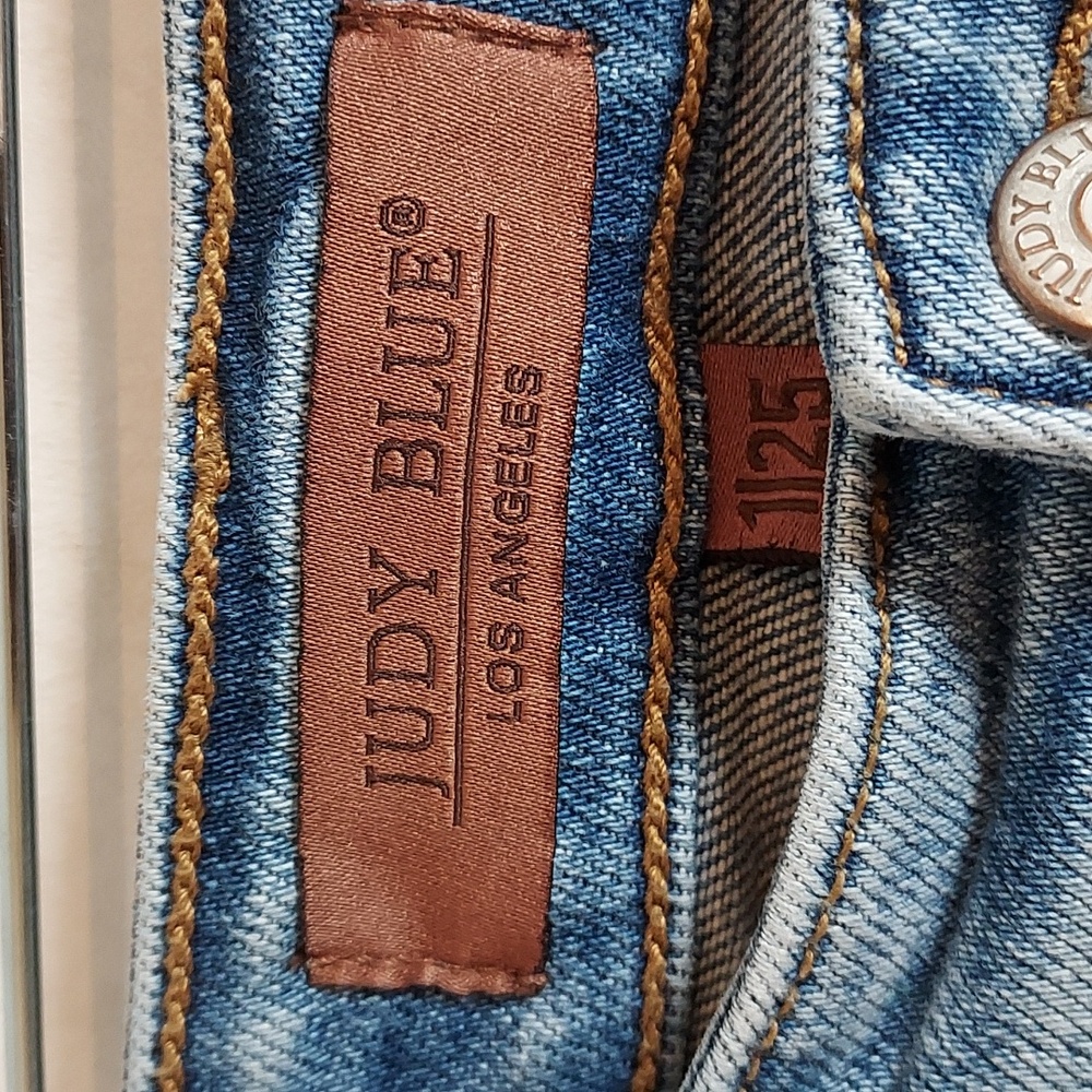 JUDY BLUE WIDE LEG JEANS Size 1 -25 - Picture 7 of 10